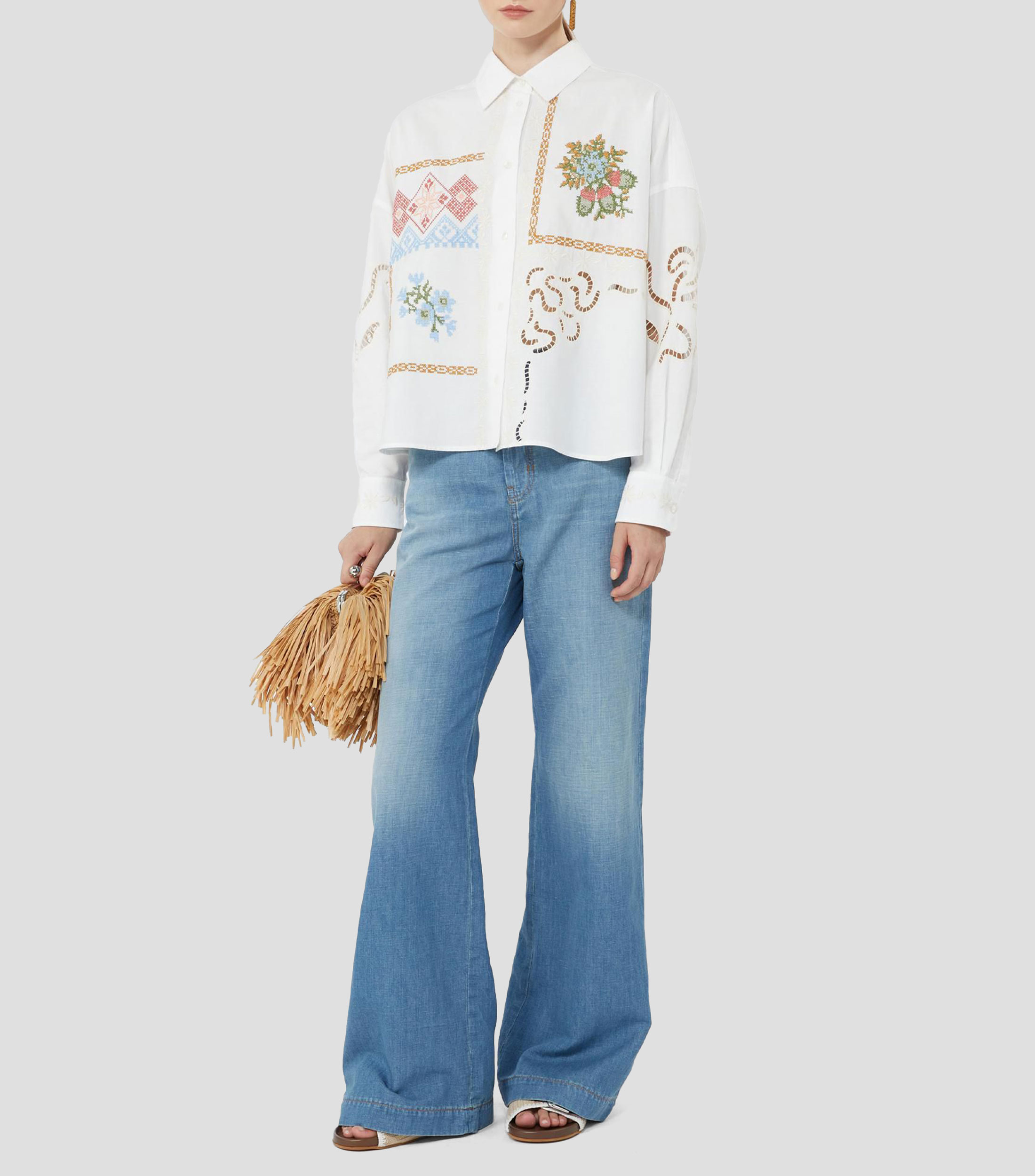 Jeans Acampanado Mujer